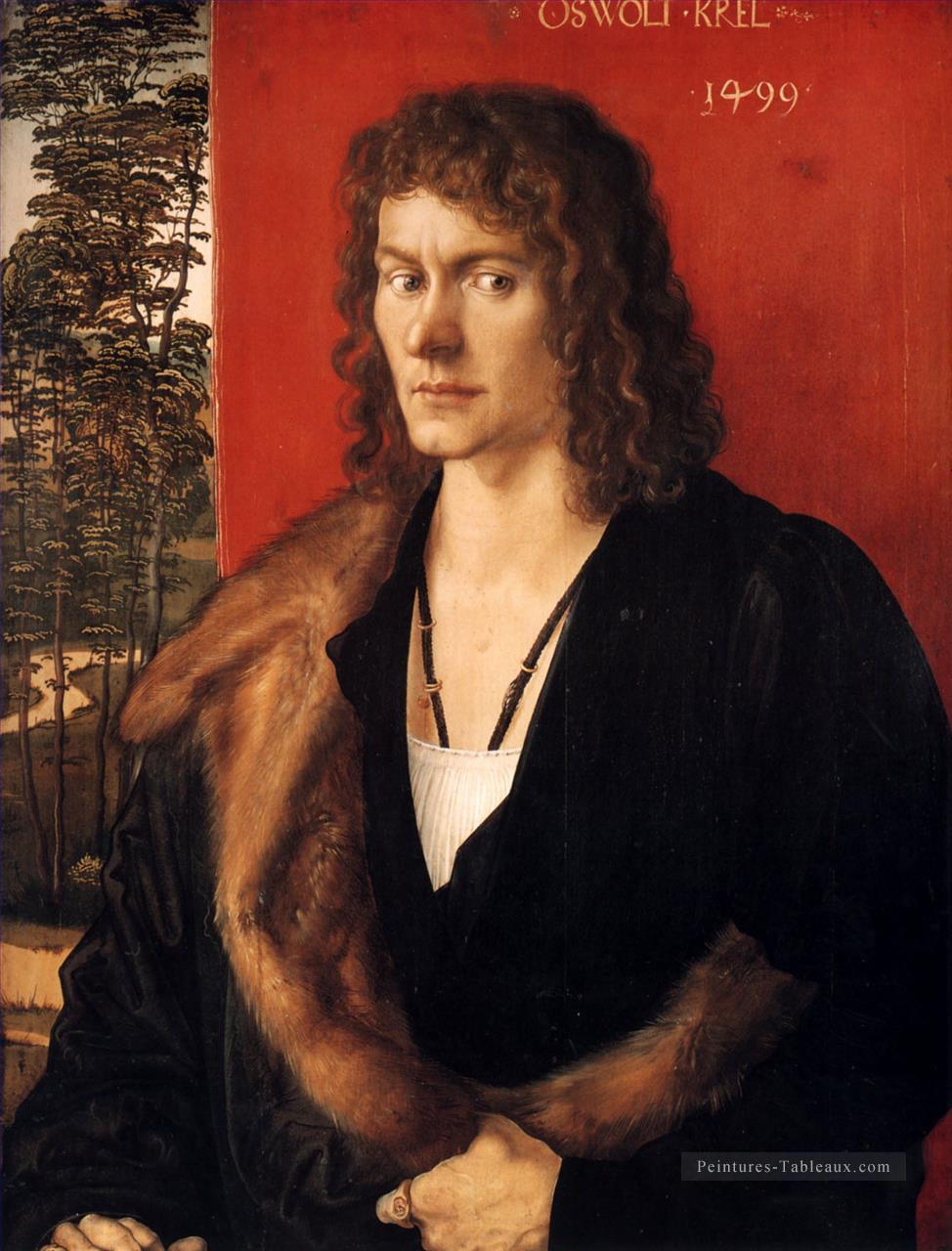 Portrait d’Oswolt Krel Nothern Renaissance Albrecht Dürer Peintures à l'huile